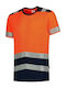 Tricorp Tricou de Lucru Portocaliu cu Benzi Reflective