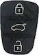 Car Key Shell with Blade with 3 Buttons for Hyundai