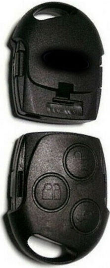 Car Key Shell with Blade with 3 Buttons for Ford