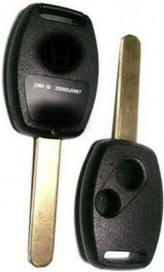 Car Key Shell with Blade with 2 Buttons for Honda