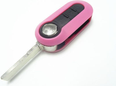 Foldable Car Key Shell with Blade with 3 Buttons for Fiat