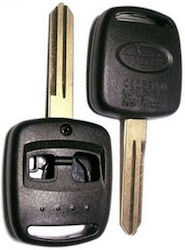 Car Key Shell with Blade with 2 Buttons for Subaru