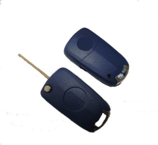 Carcasă cheie auto cu lamă Pliabil cu 1 buton pentru Fiat