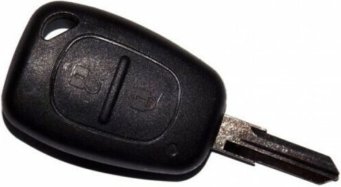 Car Key Shell with Blade with 2 Buttons for Nissan