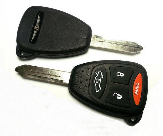 Carcasă cheie auto cu lamă cu 4 butoane pentru Chrysler