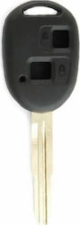 Toyota Car Key Shell with Blade with 2 Buttons for Toyota