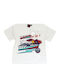 Kids' T-shirt White Cars
