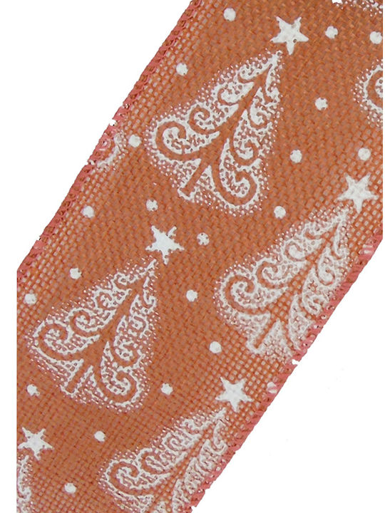 Crăciun Panglică Alb 1000x5cm 1buc