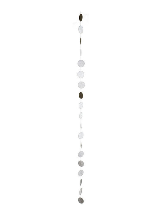 Christmas Garland Silver 180x5cm 1pc