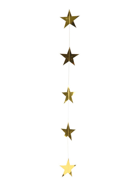 foil Christmas Garland Gold 200x8cm 1pc