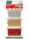 Craft with Fun Weihnachtliche Girlande Plastik Bunt 3Stück