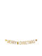 Merry Christmas Christmas Garland Gold 150x10.5cm 1pc