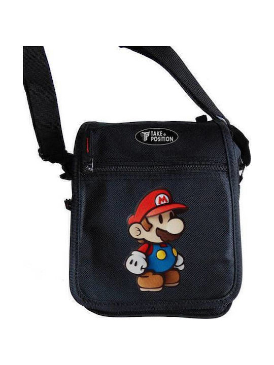 Geantă pentru bărbați De umăr / tip crossbody Neagră