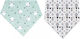 X-treme Baby Waterproof Bandana Fabric Multicolored 2pcs