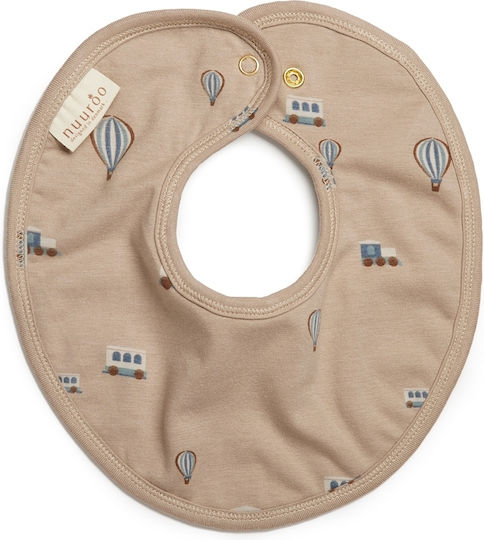 Nuuroo Lätzchen aus 100% Baumwolle mit Taste Beige