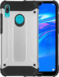 Sonique Heavy Armor Back Cover Plastic 2mm Silv...