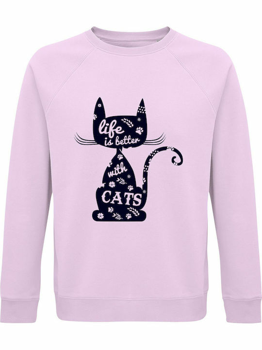 Life Sweatshirt Pink