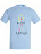 T-shirt Light Blue Cotton