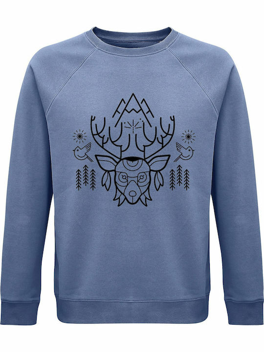 Winter Sweatshirt Blau