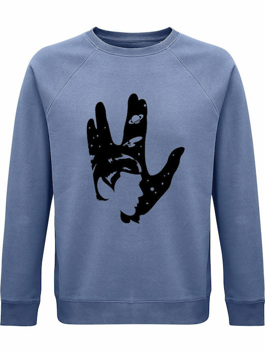 Sweatshirt Star Trek Blau