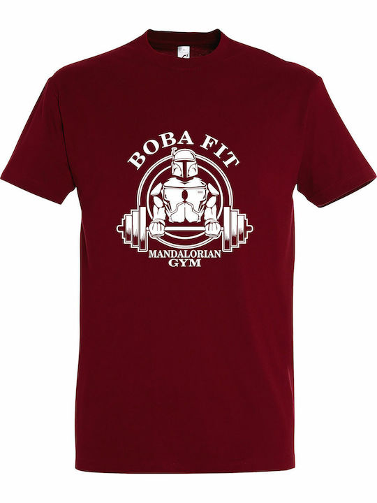 Fit T-shirt Krieg der Sterne Rot Baumwolle