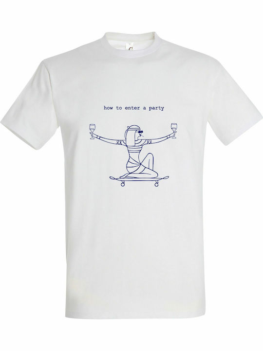 A T-shirt White Cotton