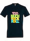 Too T-shirt Blue Cotton