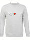 LOVE DESIGN Sweatshirt Gray