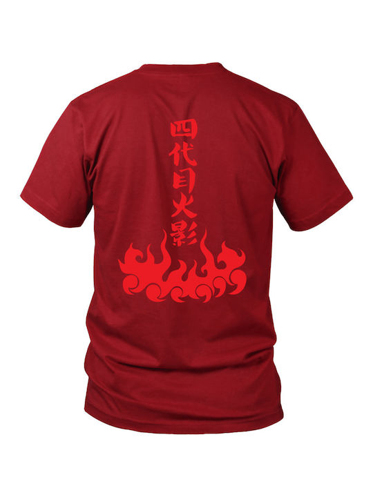 T-shirt Naruto σε Κόκκινο χρώμα