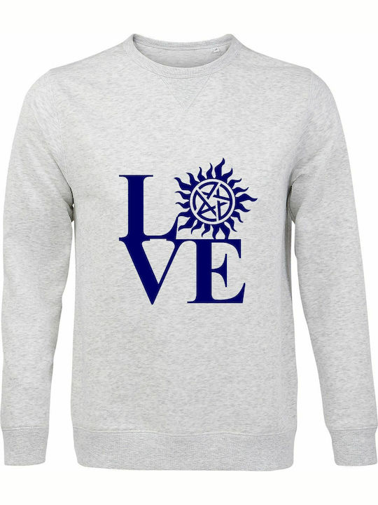 Supernatural Love Sweatshirt Gray