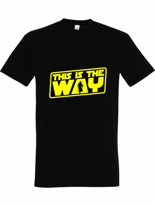 Way T-shirt Krieg der Sterne Schwarz Baumwolle