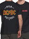 GPclothes High Voltage Tricou AC/DC Negru Rock Dublu