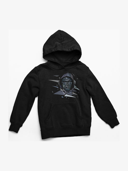 T-shirt Studio Игра на калмари Блуза с качулка Черна