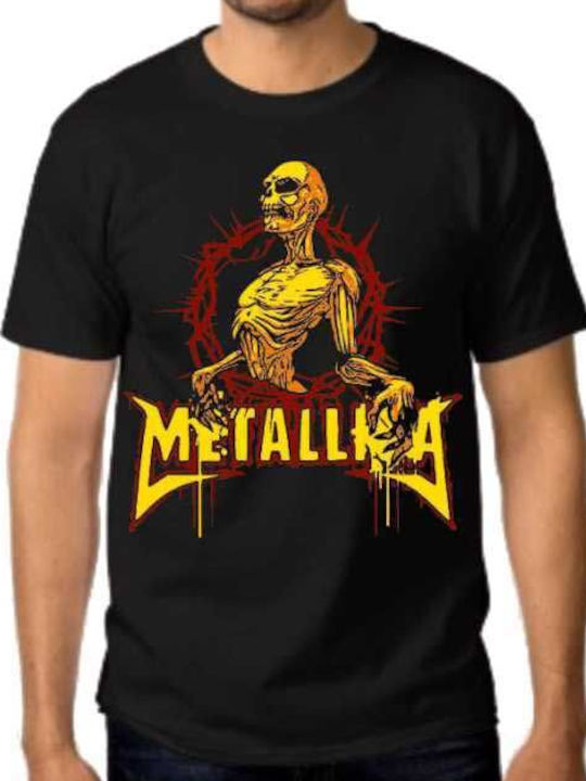 Los Tricou Metallica Negru