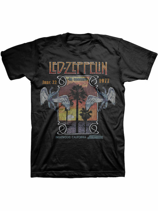 T-shirt Led Zeppelin Black