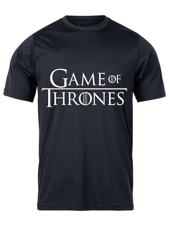 Thrones T-shirt Μαύρο