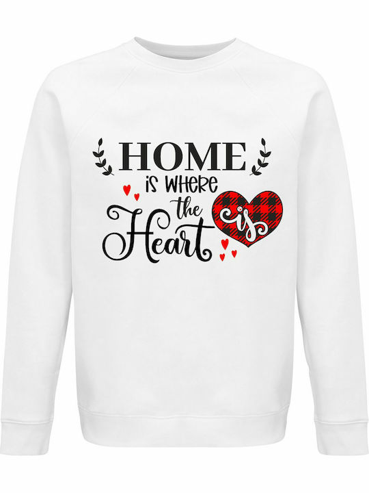 Heart Sweatshirt Weiß