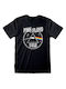 T-shirt Pink Floyd Retro σε Μαύρο χρώμα