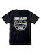 Retro T-shirt Pink Floyd Black Cotton