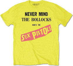 Never Mind Bollocks T-shirt Yellow Never Mind Bollocks T-shirt Yellow