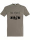 People T-shirt Gray Baumwolle