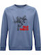 Sweatshirt Eiserne Jungfrau Blau