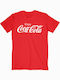 Merchcode Coca Cola T-shirt Κόκκινο Βαμβακερό