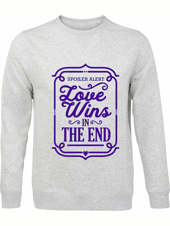 Love Sweatshirt Gray