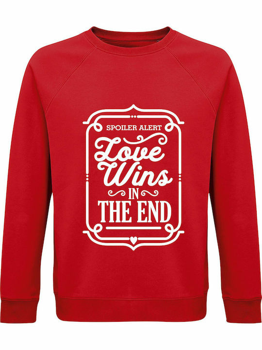 Love Sweatshirt Red