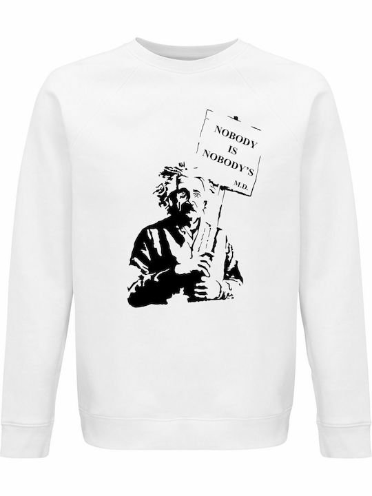 Einstein Sweatshirt White