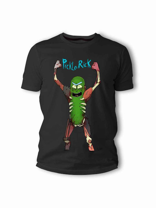 Frisky Tricou Rick și Morty Negru