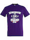 Day T-shirt Purple Cotton