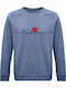 LOVE DESIGN Sweatshirt Blue