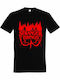 Stranger Things T-shirt Stranger Things Μαύρο Βαμβακερό